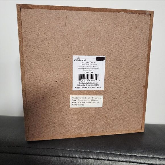 Nwt Thanksgiving, Harvest "Fall Is My Favorite" Tabletop Shadowbox Sign Decor - Picture 2 of 3